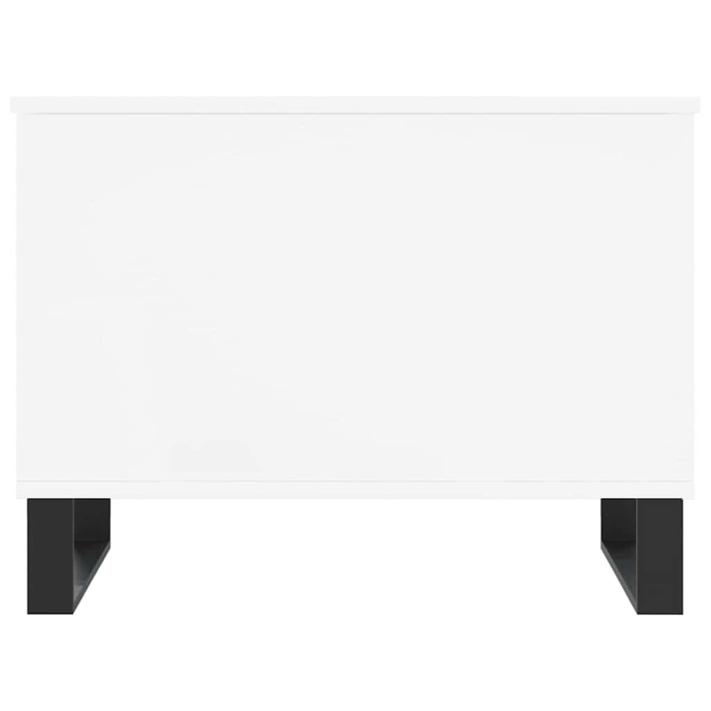 sofabord 60x44,5x45 cm konstrueret træ hvid
