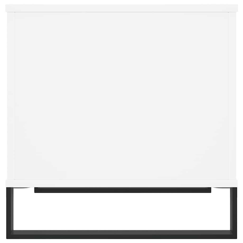 sofabord 60x44,5x45 cm konstrueret træ hvid