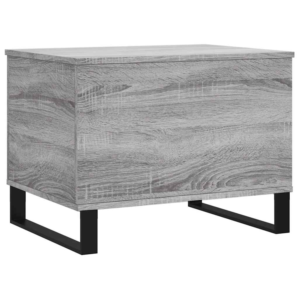 sofabord 60x44,5x45 cm konstrueret træ Grå sonoma-eg