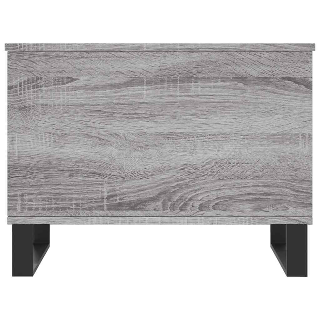 sofabord 60x44,5x45 cm konstrueret træ Grå sonoma-eg