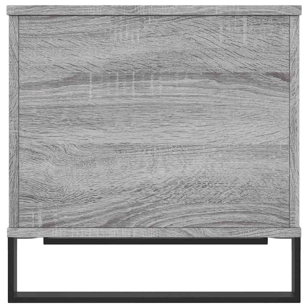 sofabord 60x44,5x45 cm konstrueret træ Grå sonoma-eg