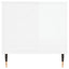 sofabord 90x44,5x45 cm konstrueret træ hvid højglans