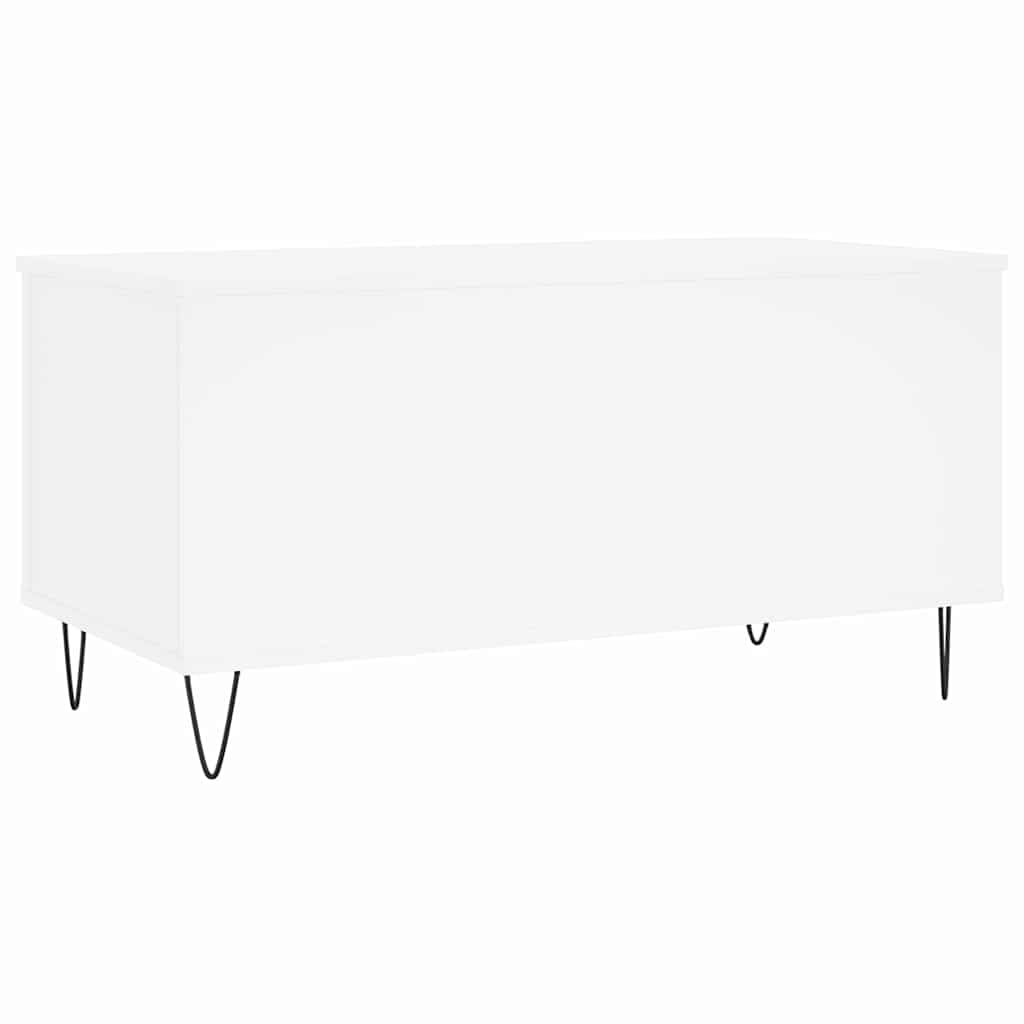 sofabord 90x44,5x45 cm konstrueret træ hvid
