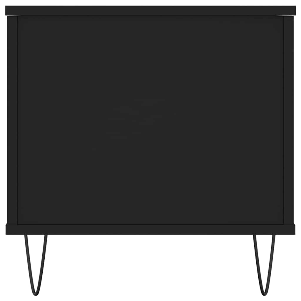 sofabord 90x44,5x45 cm konstrueret træ sort