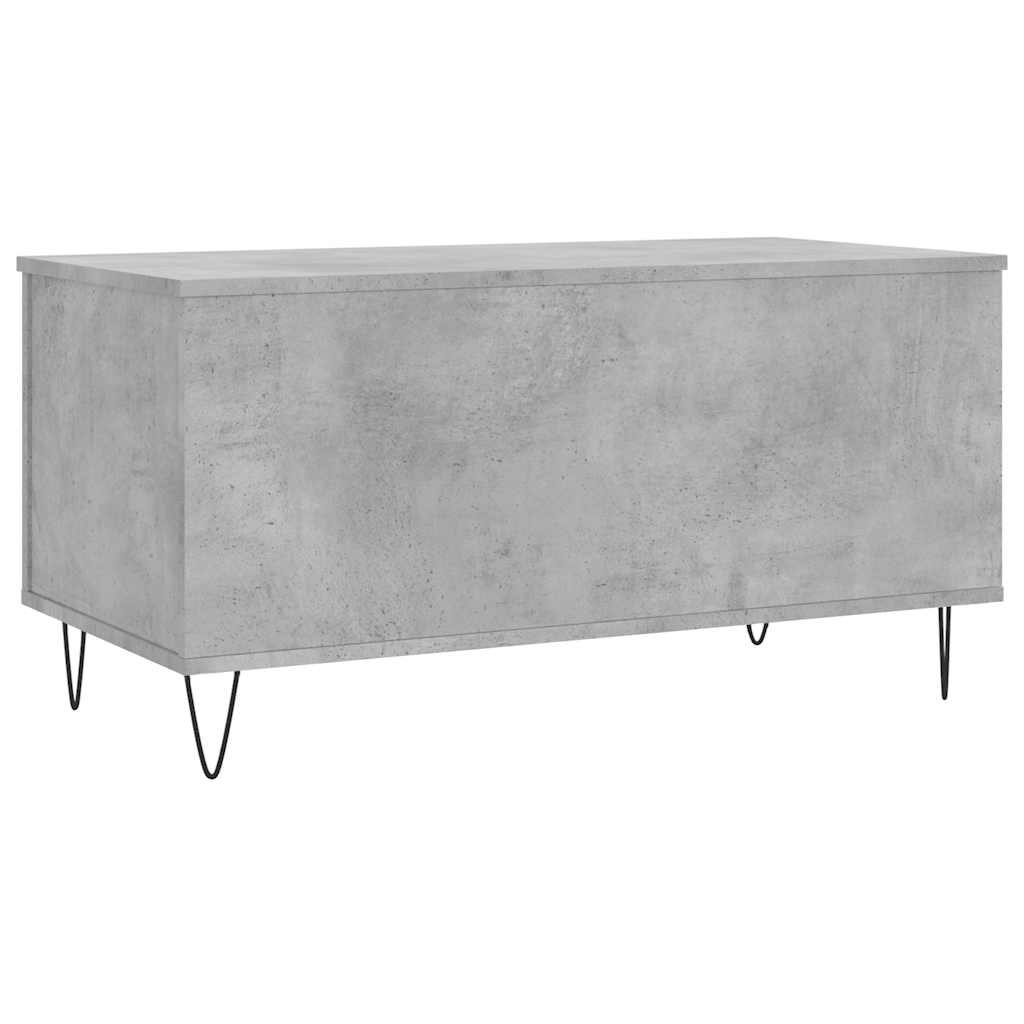 sofabord 90x44,5x45 cm konstrueret træ betongrå