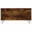 sofabord 90x44,5x45 cm konstrueret træ røget egetræsfarve