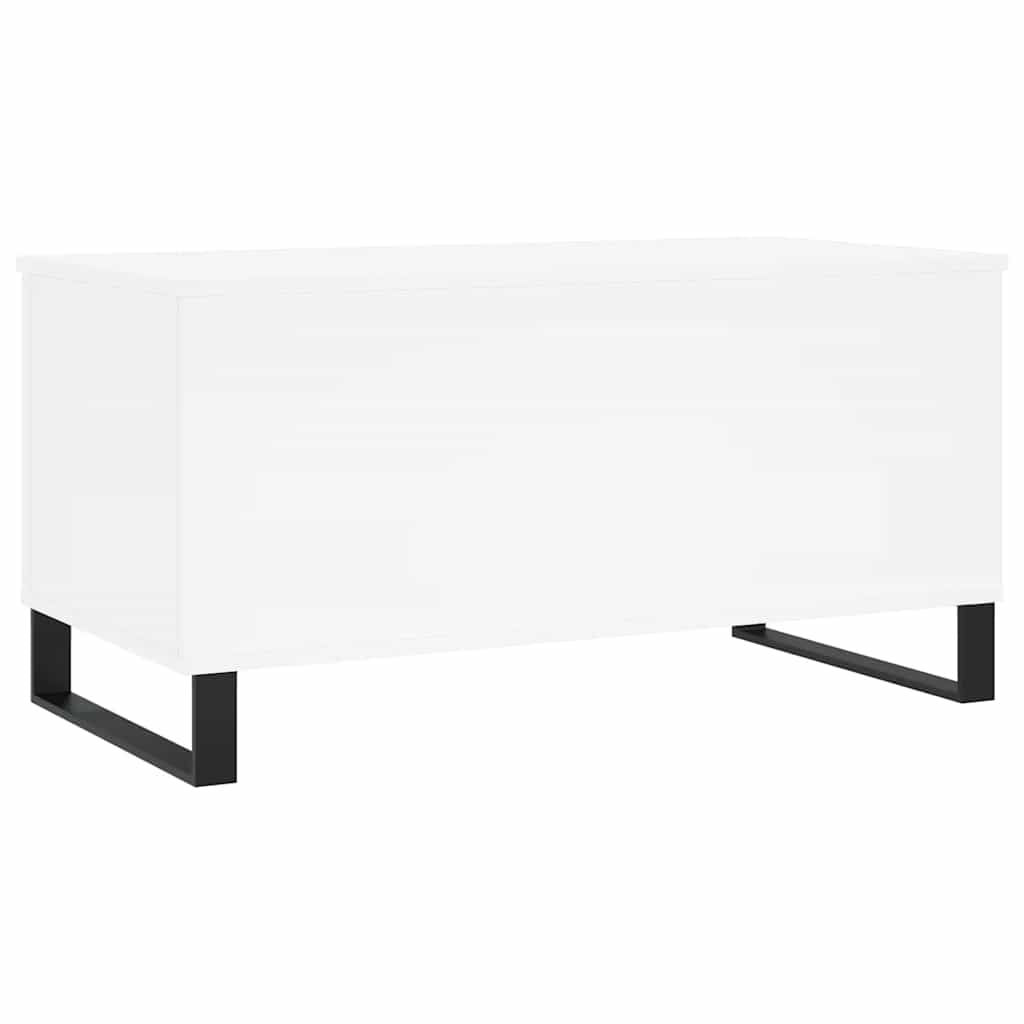 sofabord 90x44,5x45 cm konstrueret træ hvid