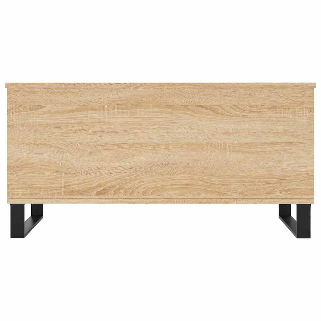 sofabord 90x44,5x45 cm konstrueret træ sonoma-eg