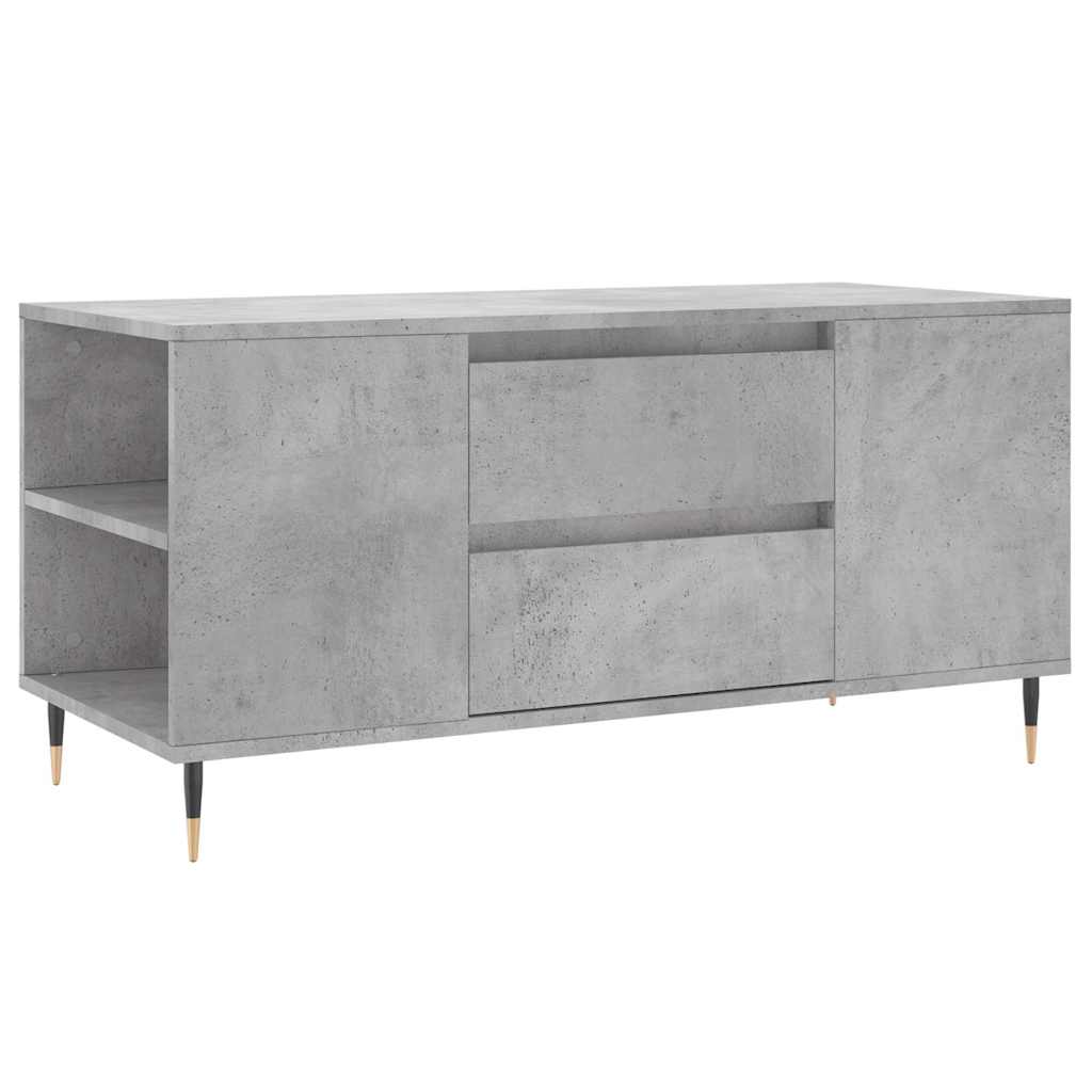 sofabord 102x44,5x50 cm konstrueret træ betongrå
