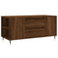 sofabord 102x44,5x50 cm konstrueret træ brun egetræsfarve