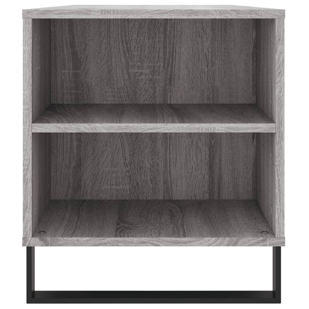 sofabord 102x44,5x50 cm konstrueret træ grå sonoma-eg