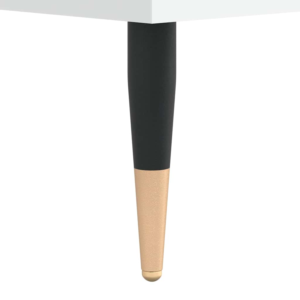 sofabord 90x49x45 cm konstrueret træ hvid