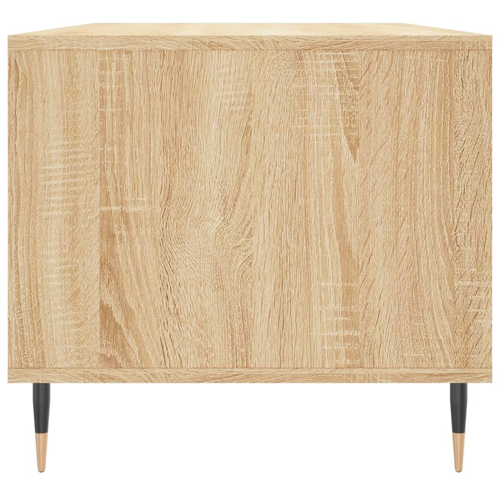sofabord 90x49x45 cm konstrueret træ sonoma-eg