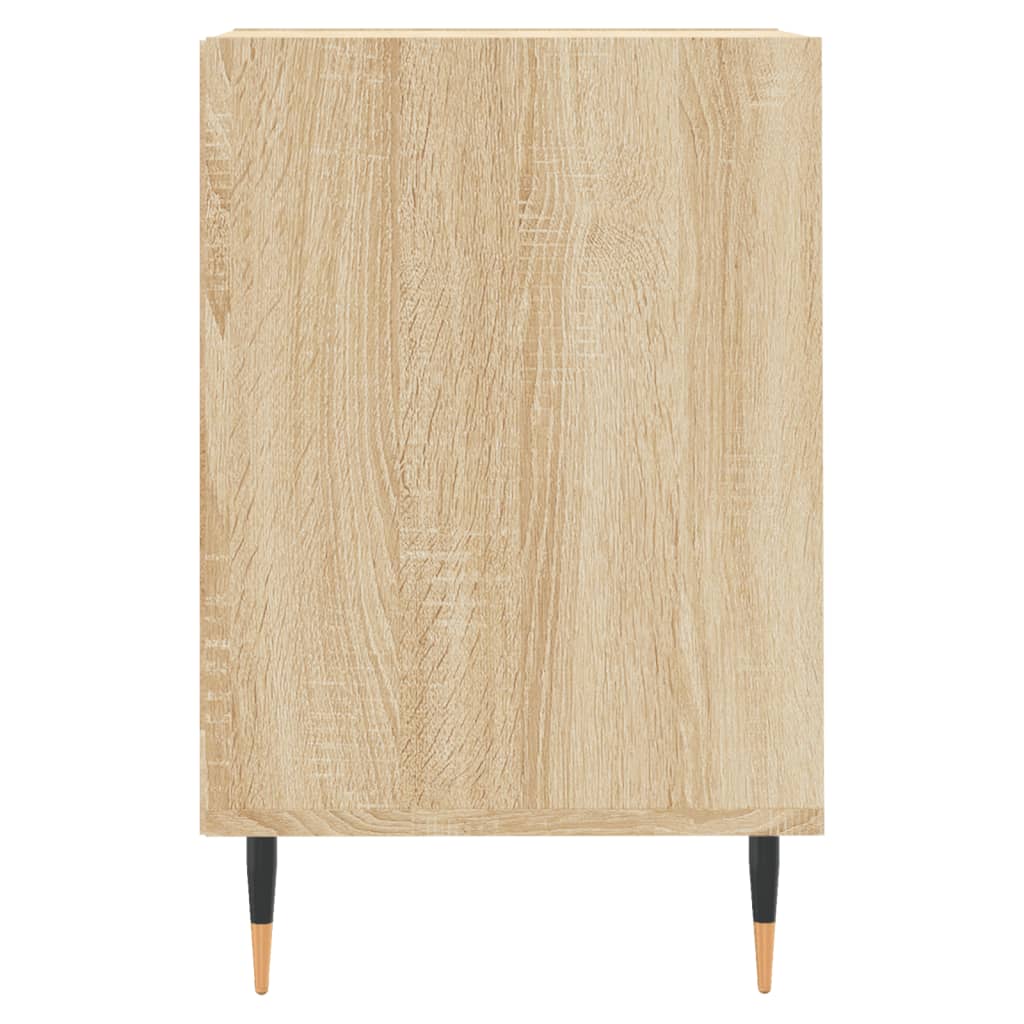 tv-bord 100x35x55 cm konstrueret træ sonoma-eg
