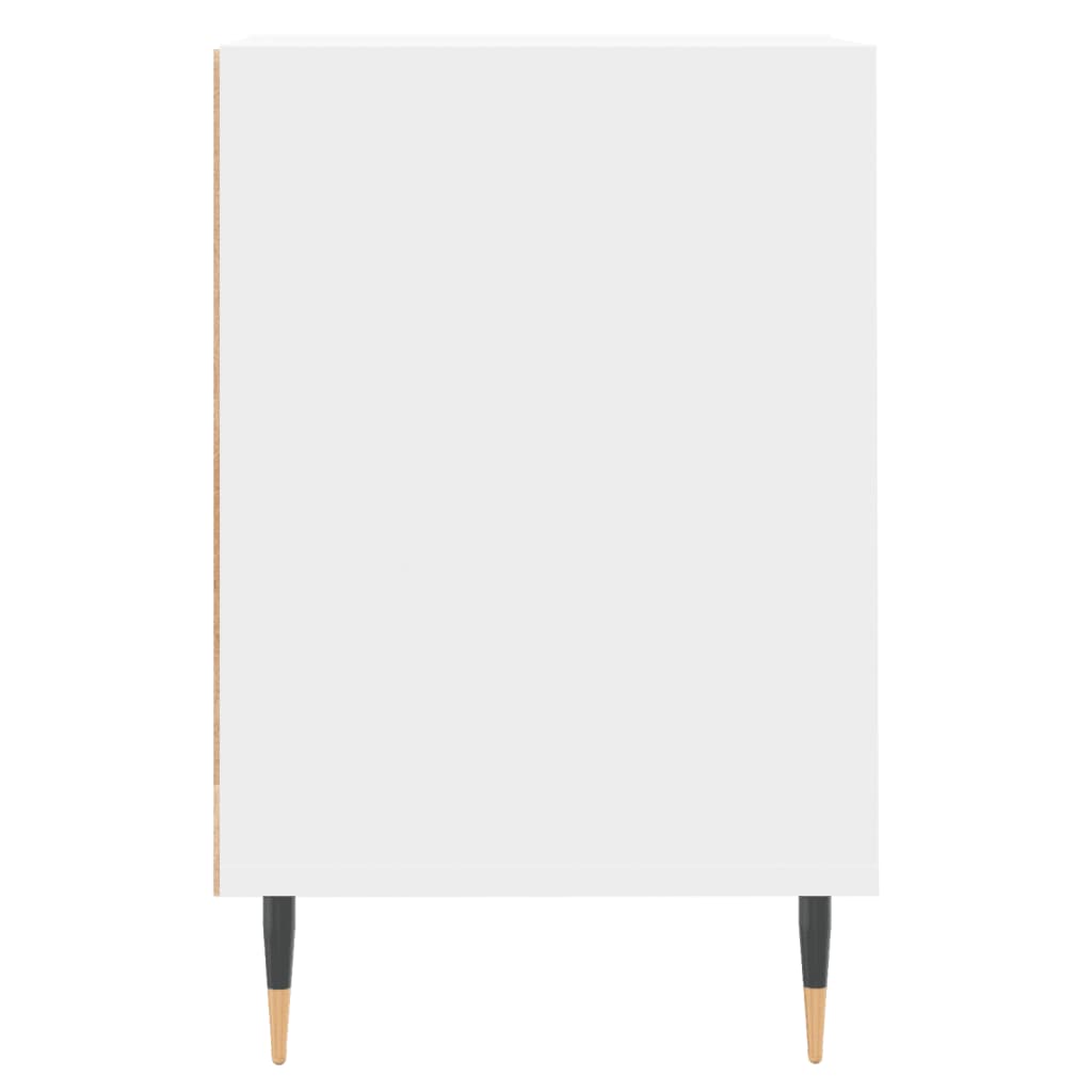 tv-bord 160x35x55 cm konstrueret træ hvid