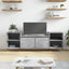 tv-bord 160x35x55 cm konstrueret træ betongrå