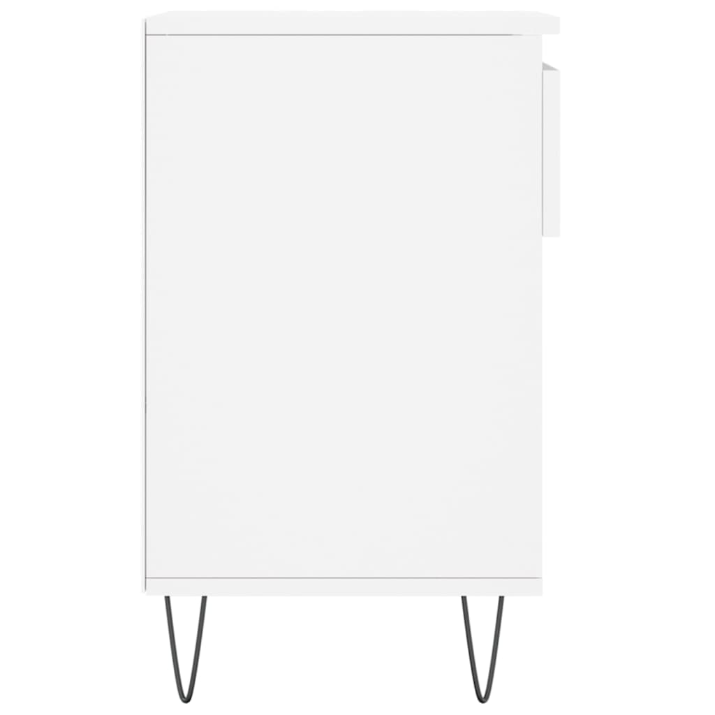 skoreol 102x36x60 cm konstrueret træ hvid