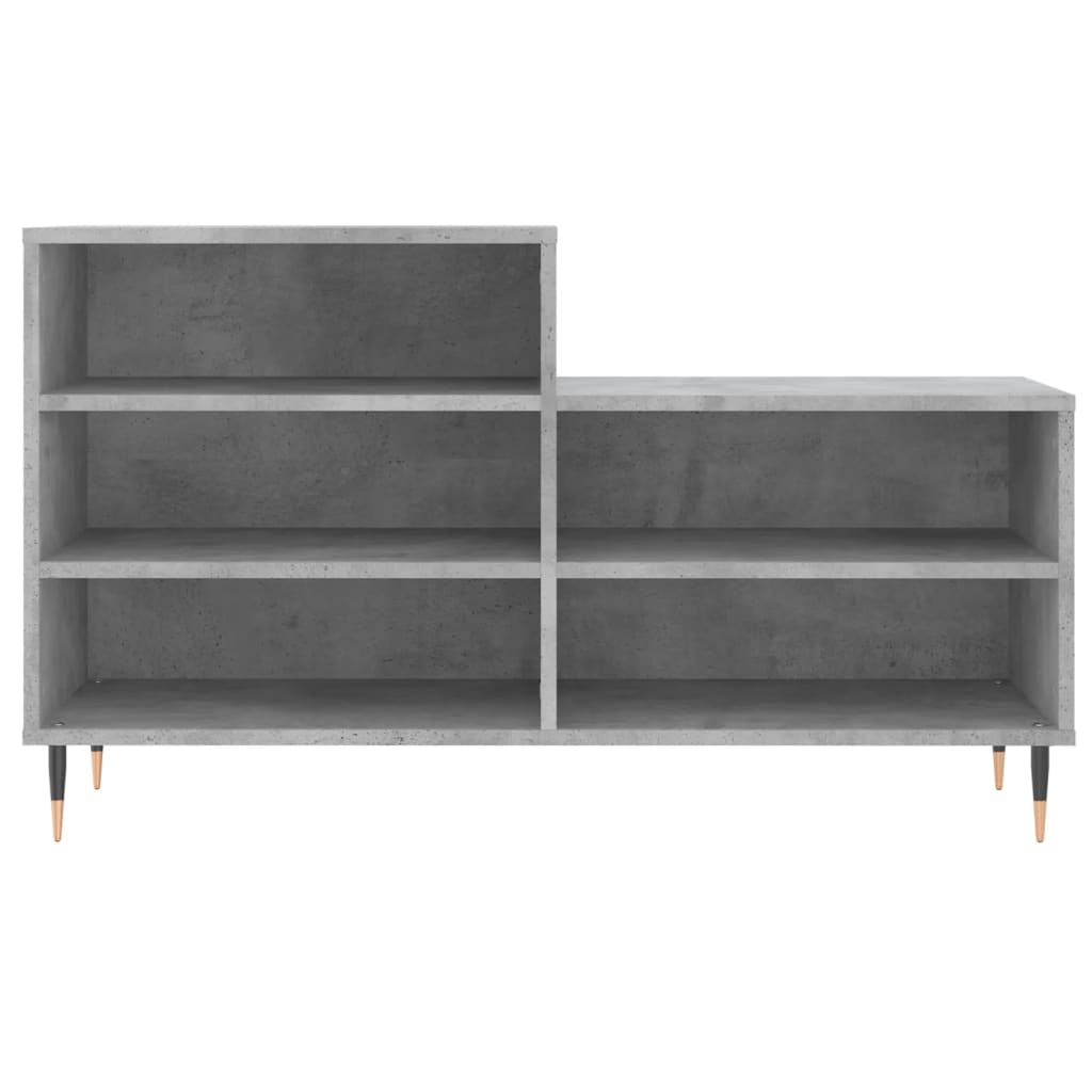 skoreol 102x36x60 cm konstrueret træ betongrå