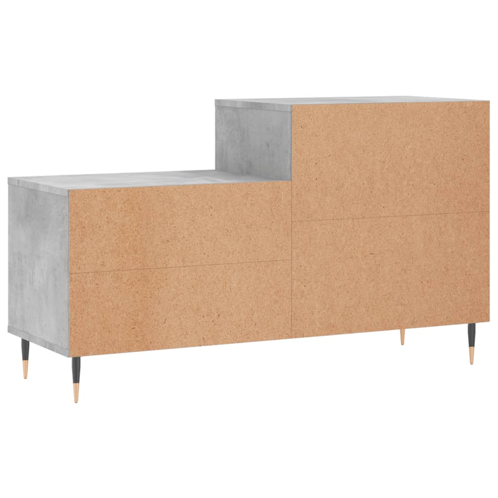 skoreol 102x36x60 cm konstrueret træ betongrå