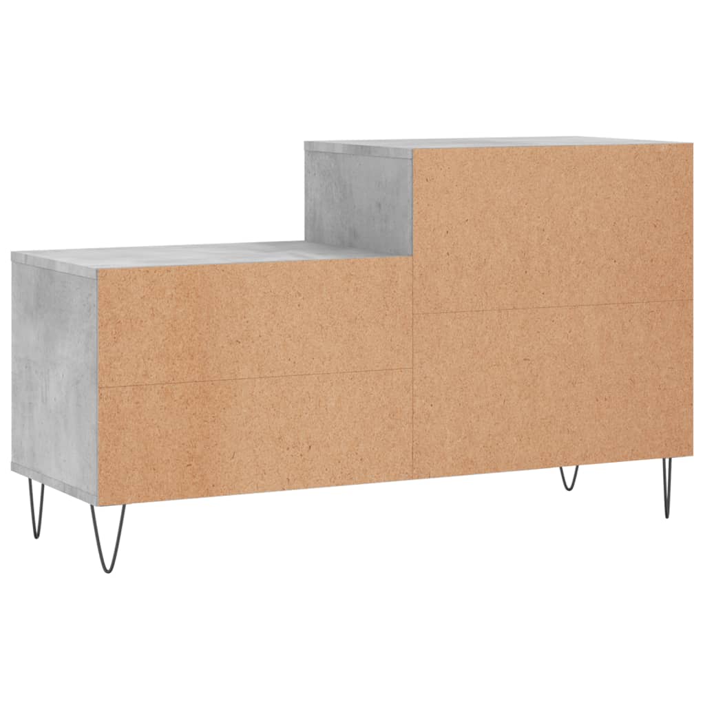 skoreol 102x36x60 cm konstrueret træ betongrå