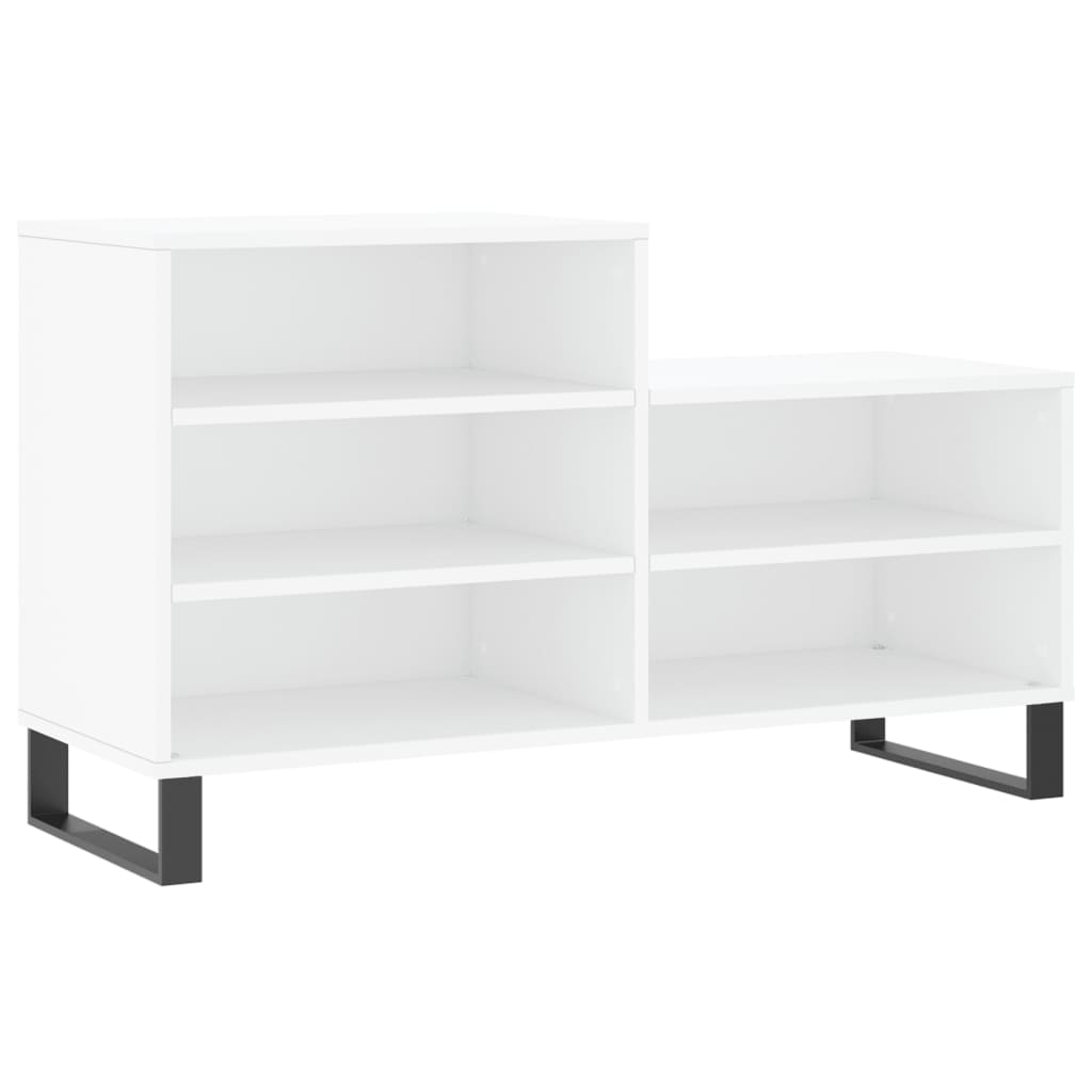 skoreol 102x36x60 cm konstrueret træ hvid