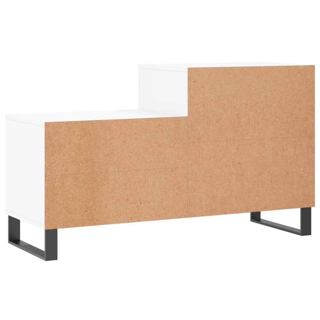 skoreol 102x36x60 cm konstrueret træ hvid