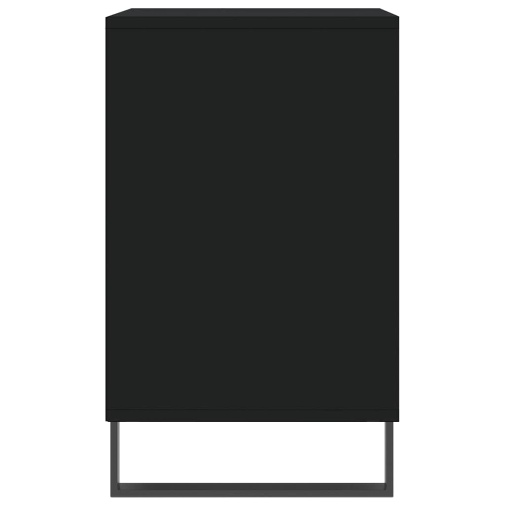 skoreol 102x36x60 cm konstrueret træ sort