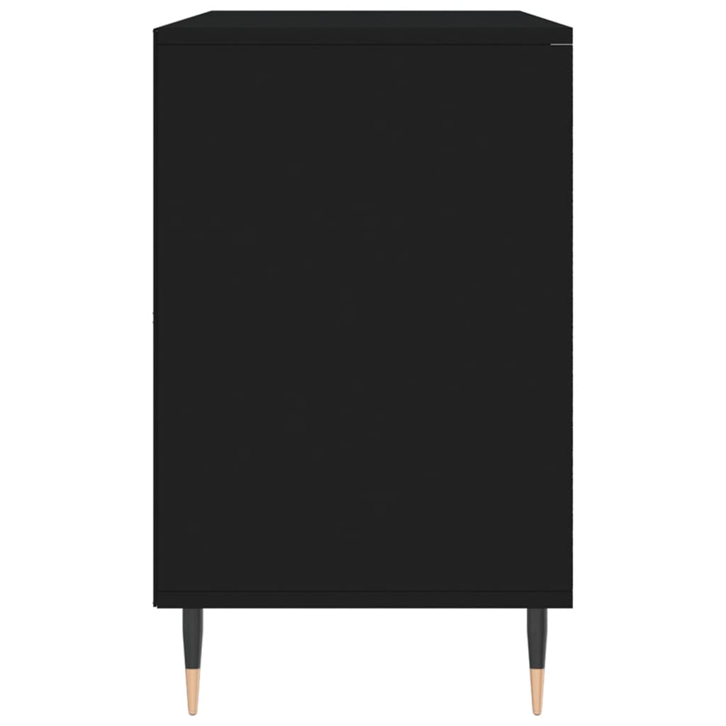 skoreol 102x36x60 cm konstrueret træ sort