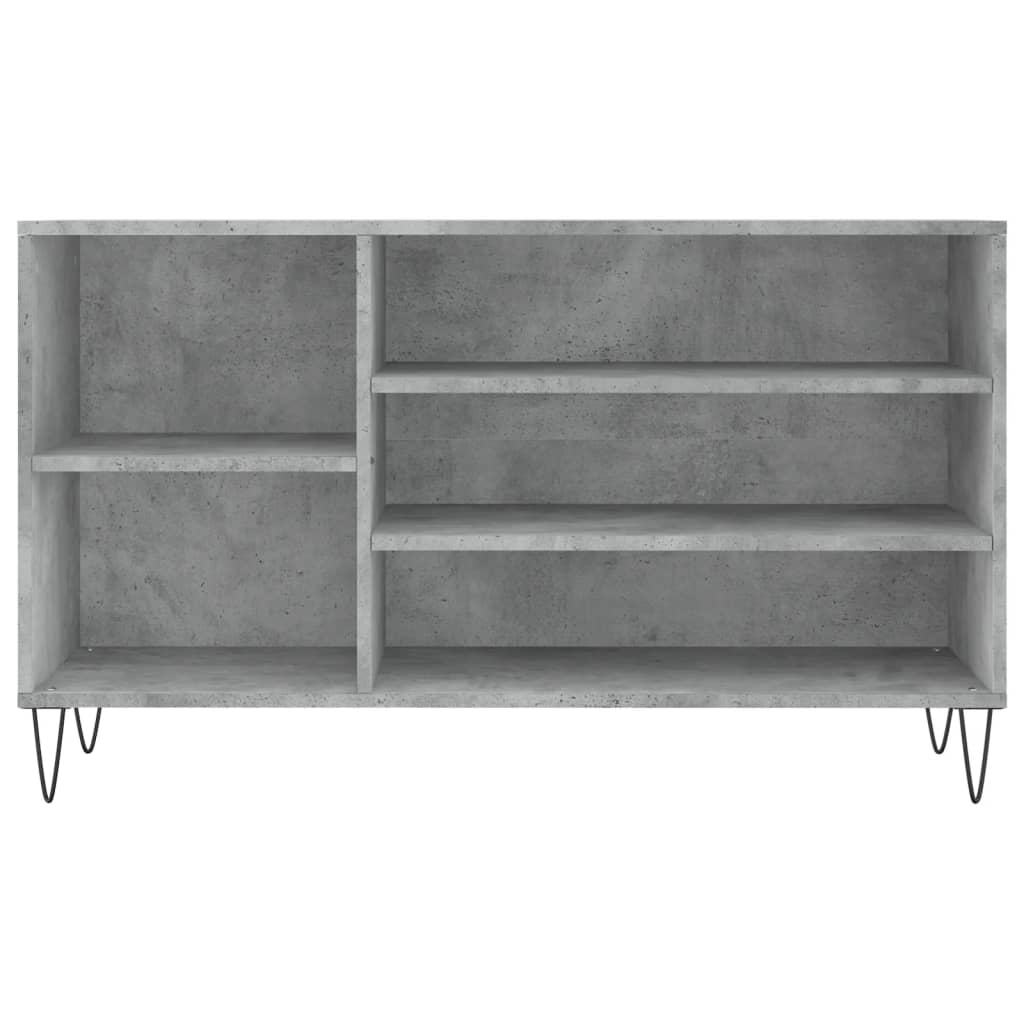 skoreol 102x36x60 cm konstrueret træ betongrå