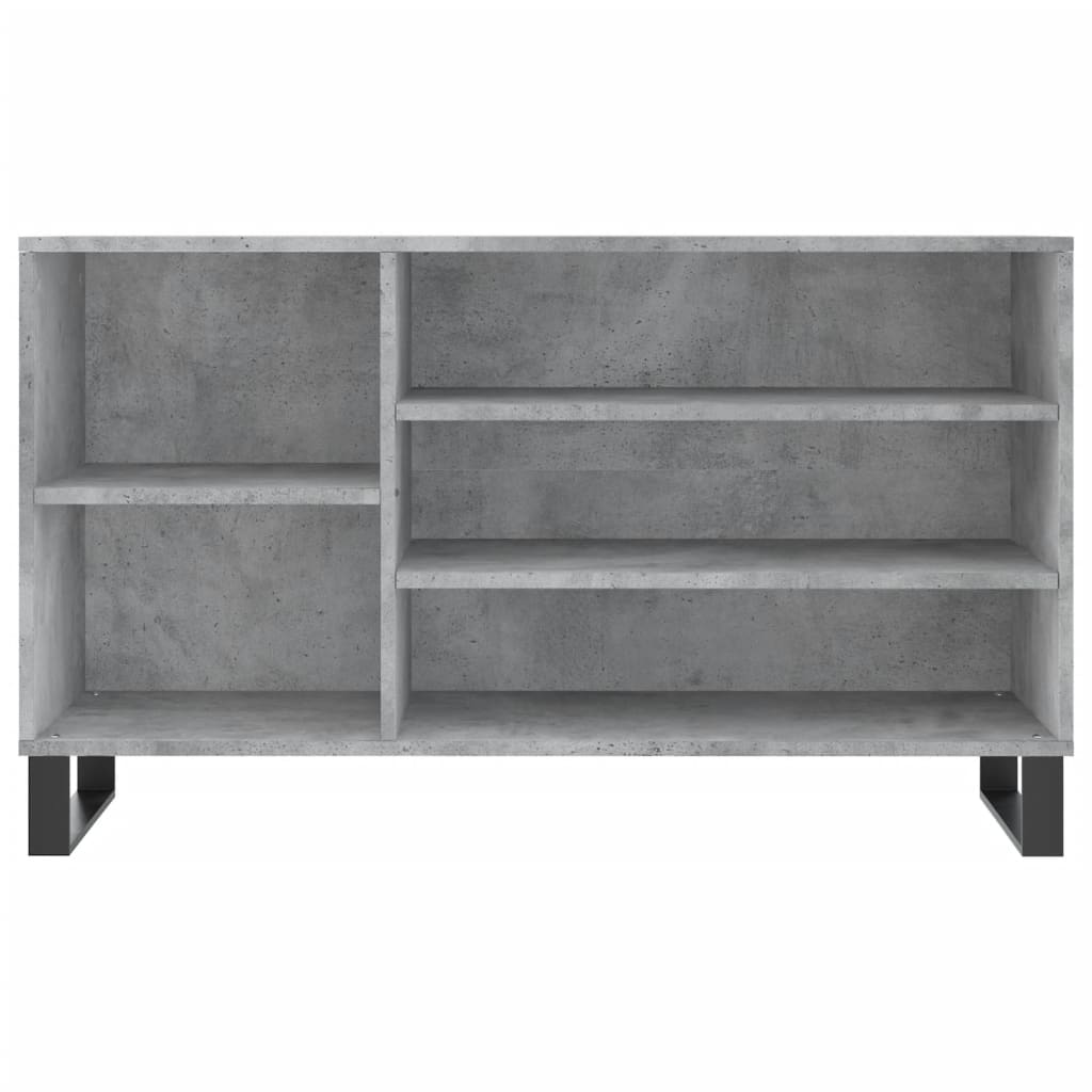 skoreol 102x36x60 cm konstrueret træ betongrå