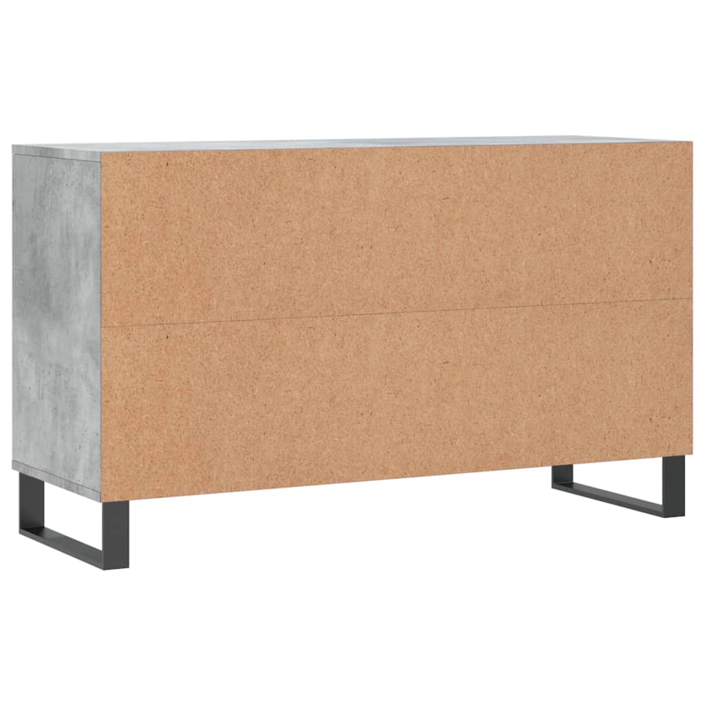 skoreol 102x36x60 cm konstrueret træ betongrå