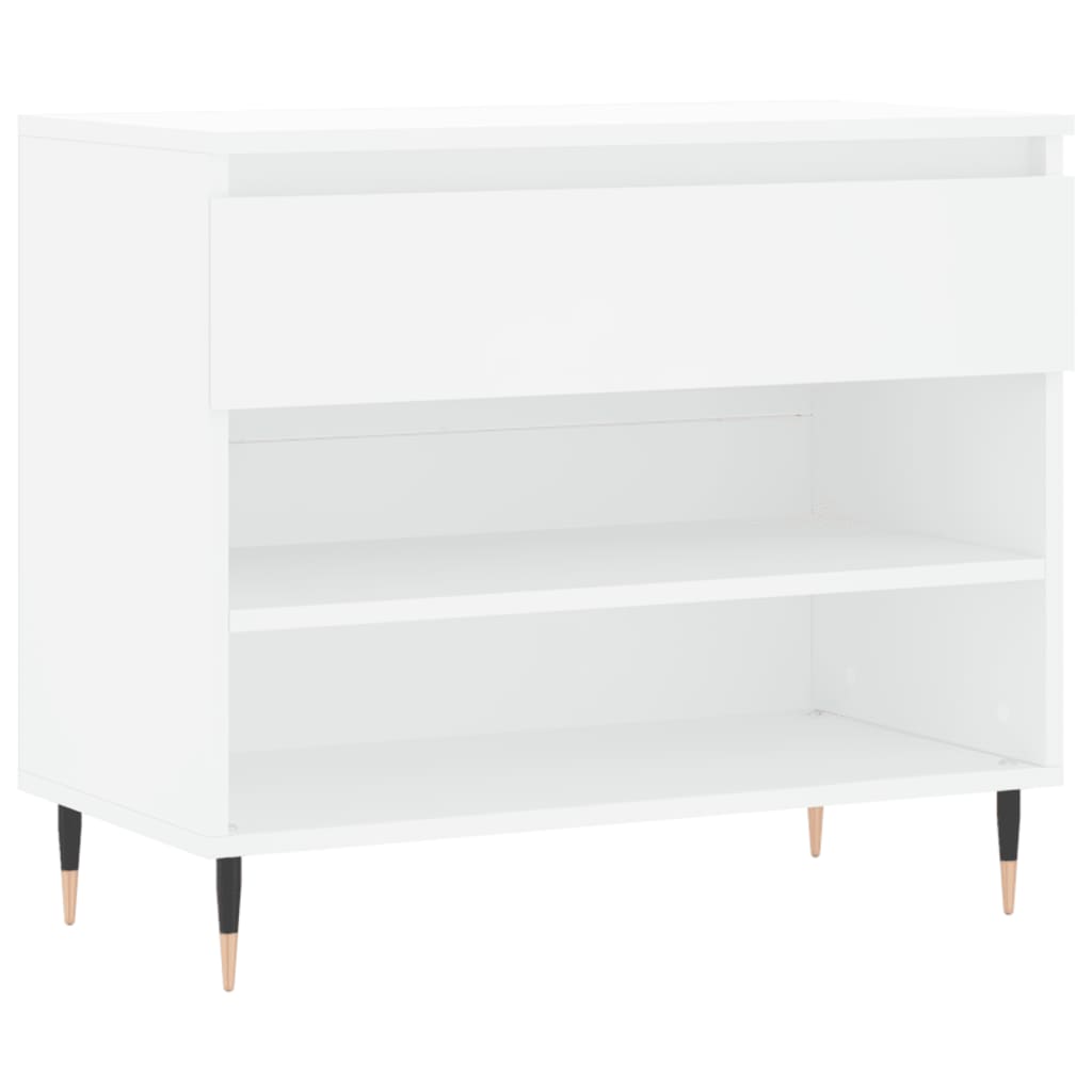 skoreol 70x36x60 cm konstrueret træ hvid