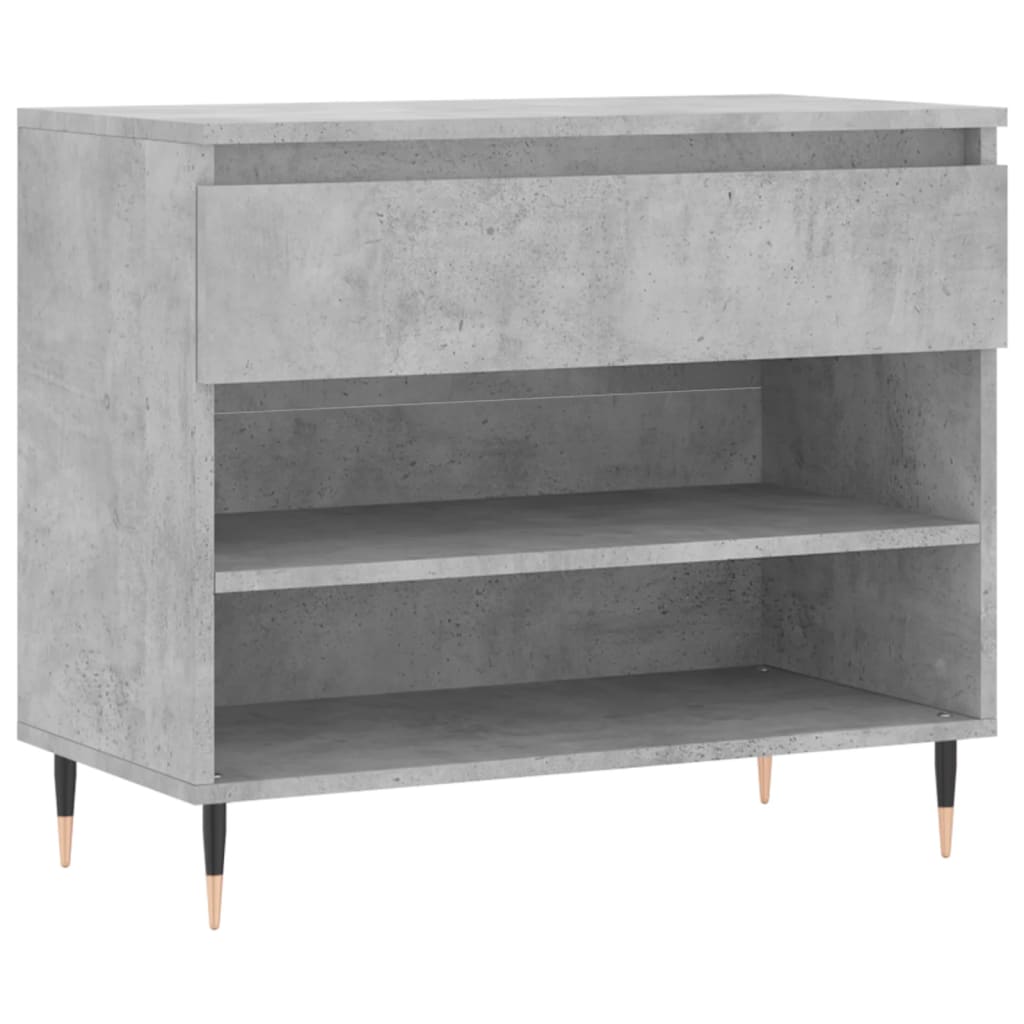 skoreol 70x36x60 cm konstrueret træ betongrå