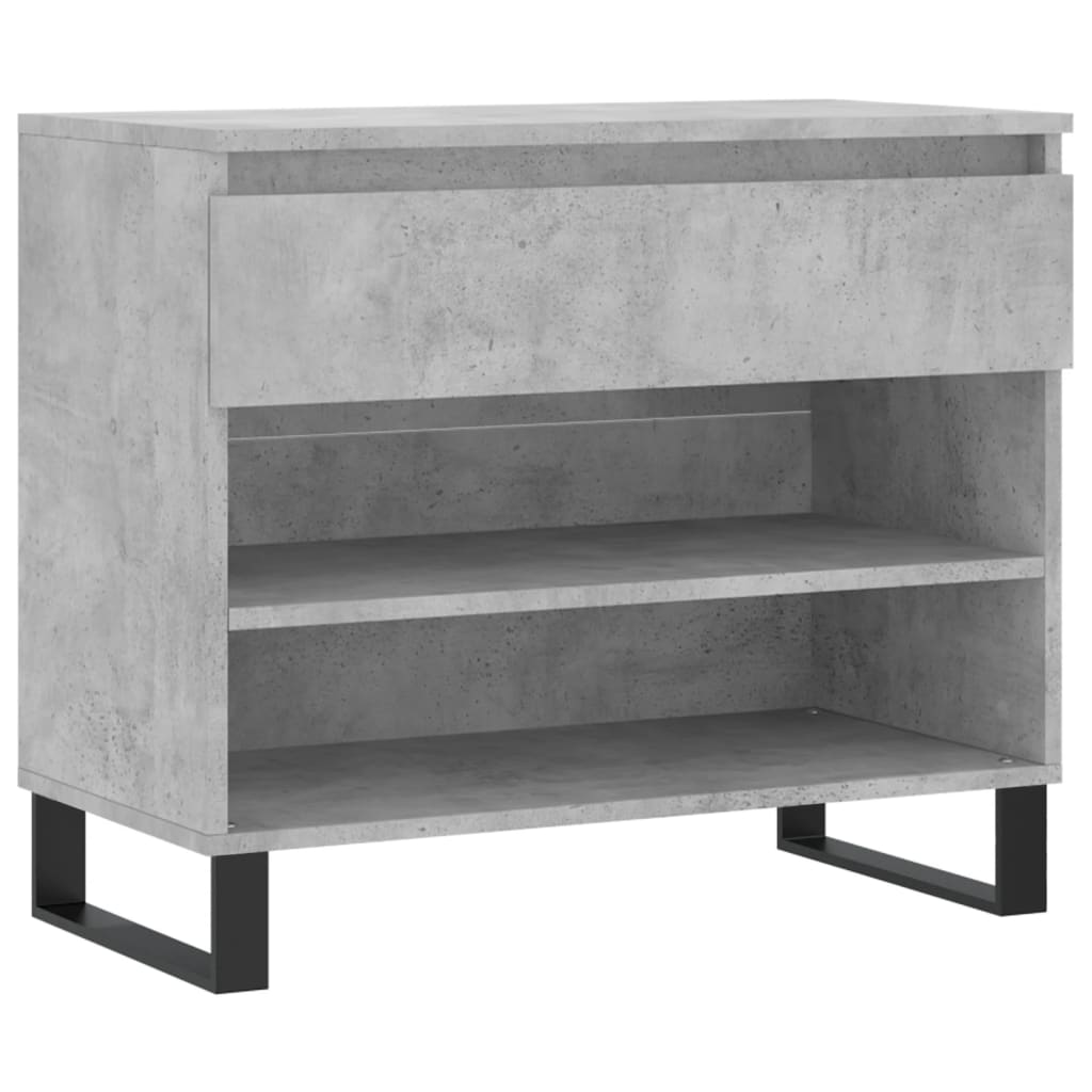 skoreol 70x36x60 cm konstrueret træ betongrå