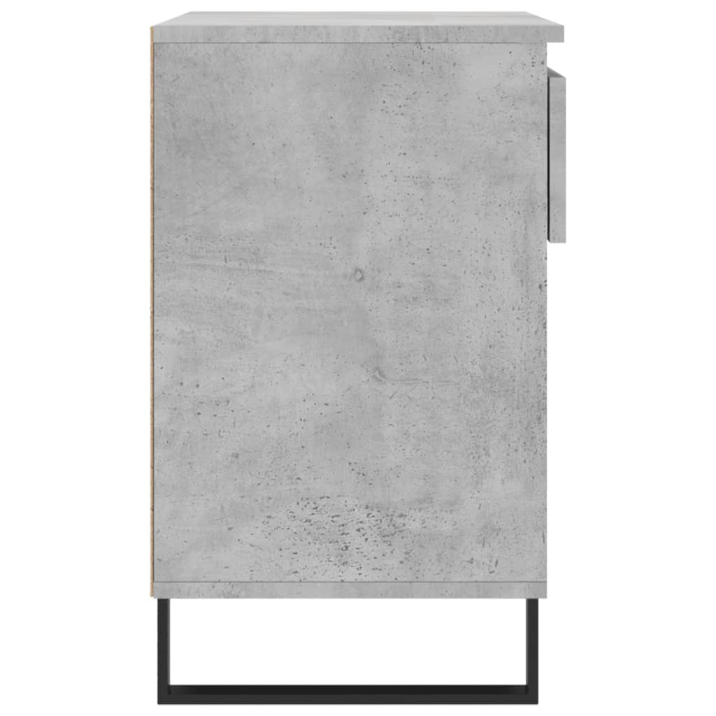 skoreol 70x36x60 cm konstrueret træ betongrå