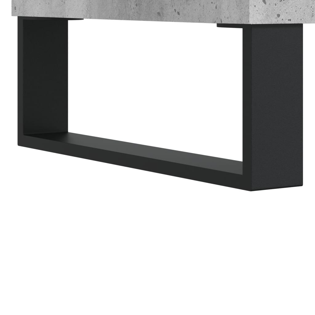 skoreol 70x36x60 cm konstrueret træ betongrå