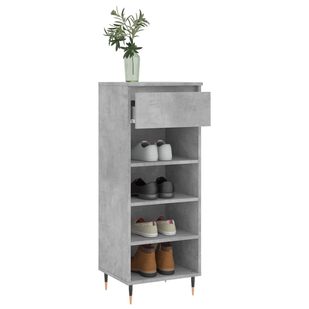 skoreol 40x36x105 cm konstrueret træ betongrå