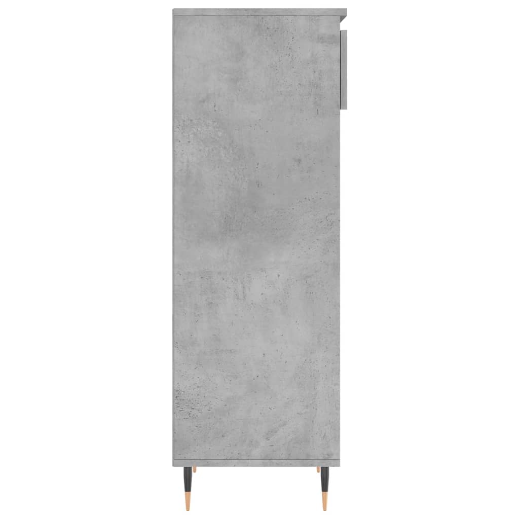 skoreol 40x36x105 cm konstrueret træ betongrå
