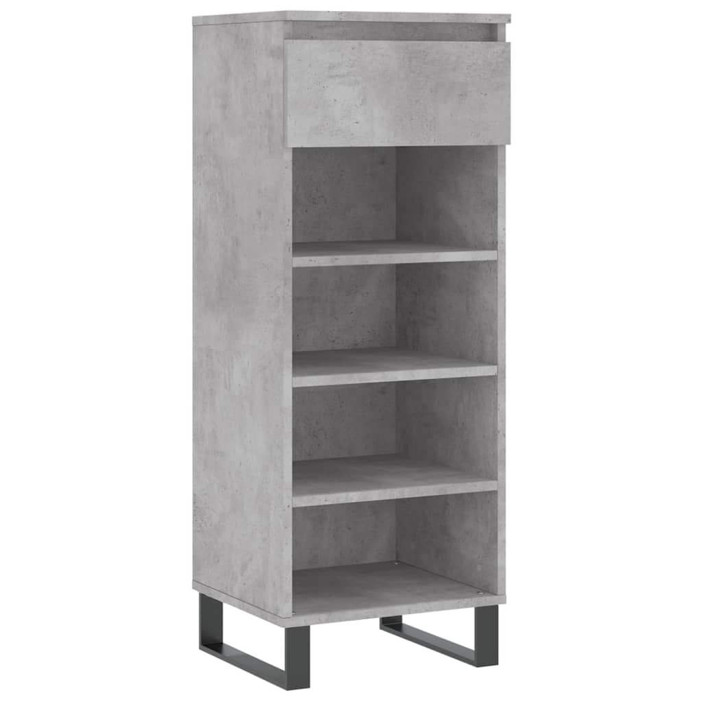 skoreol 40x36x105 cm konstrueret træ betongrå