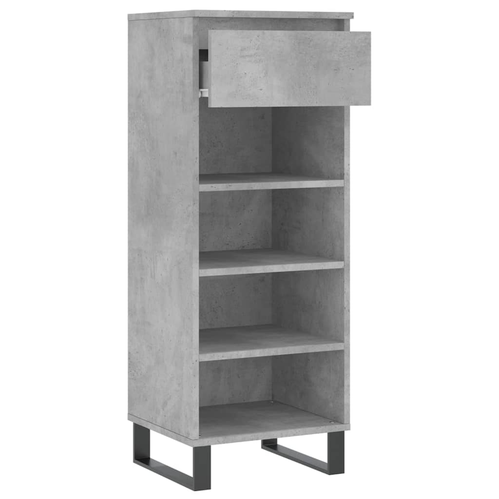 skoreol 40x36x105 cm konstrueret træ betongrå