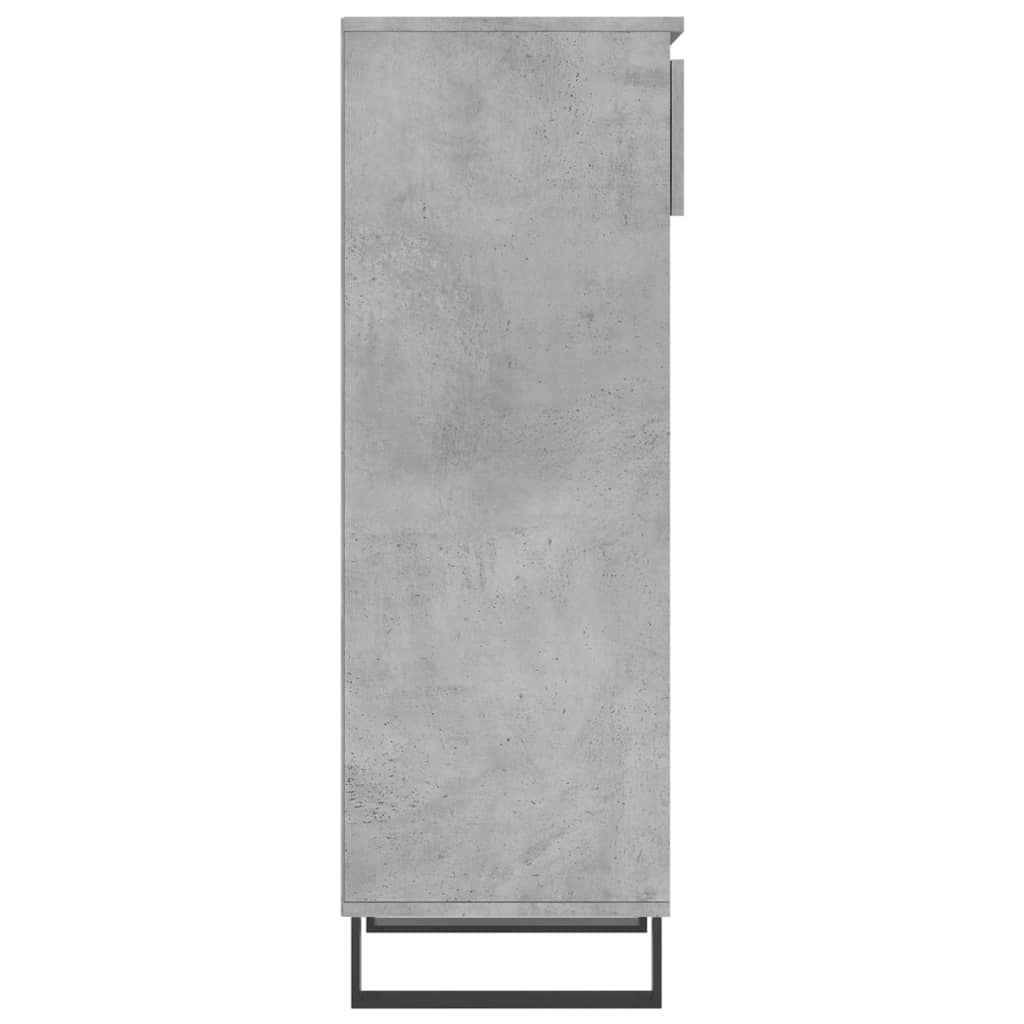 skoreol 40x36x105 cm konstrueret træ betongrå