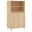 skab 60x36x110 cm konstrueret træ Sonoma-eg