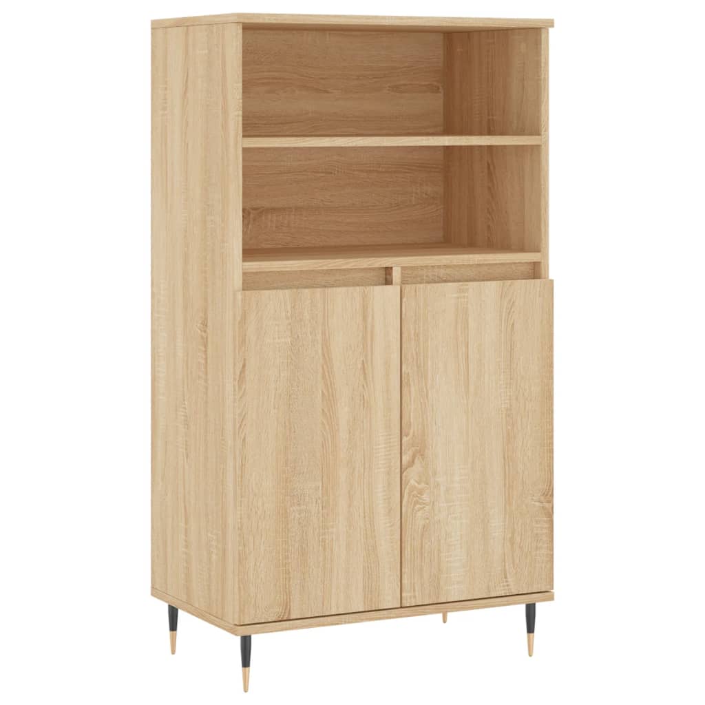 skab 60x36x110 cm konstrueret træ Sonoma-eg
