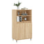 skab 60x36x110 cm konstrueret træ Sonoma-eg
