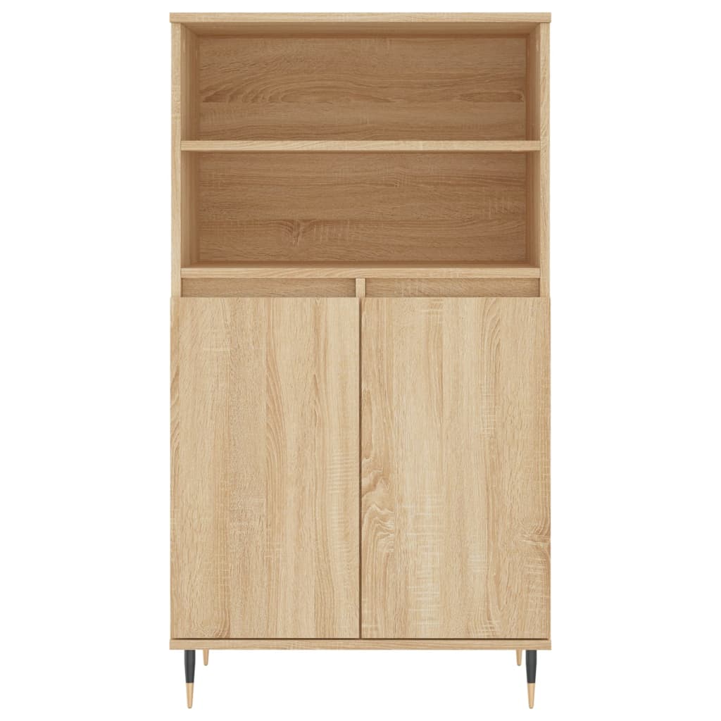skab 60x36x110 cm konstrueret træ Sonoma-eg