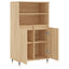 skab 60x36x110 cm konstrueret træ Sonoma-eg