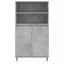 skab 60x36x110 cm konstrueret træ Betongrå