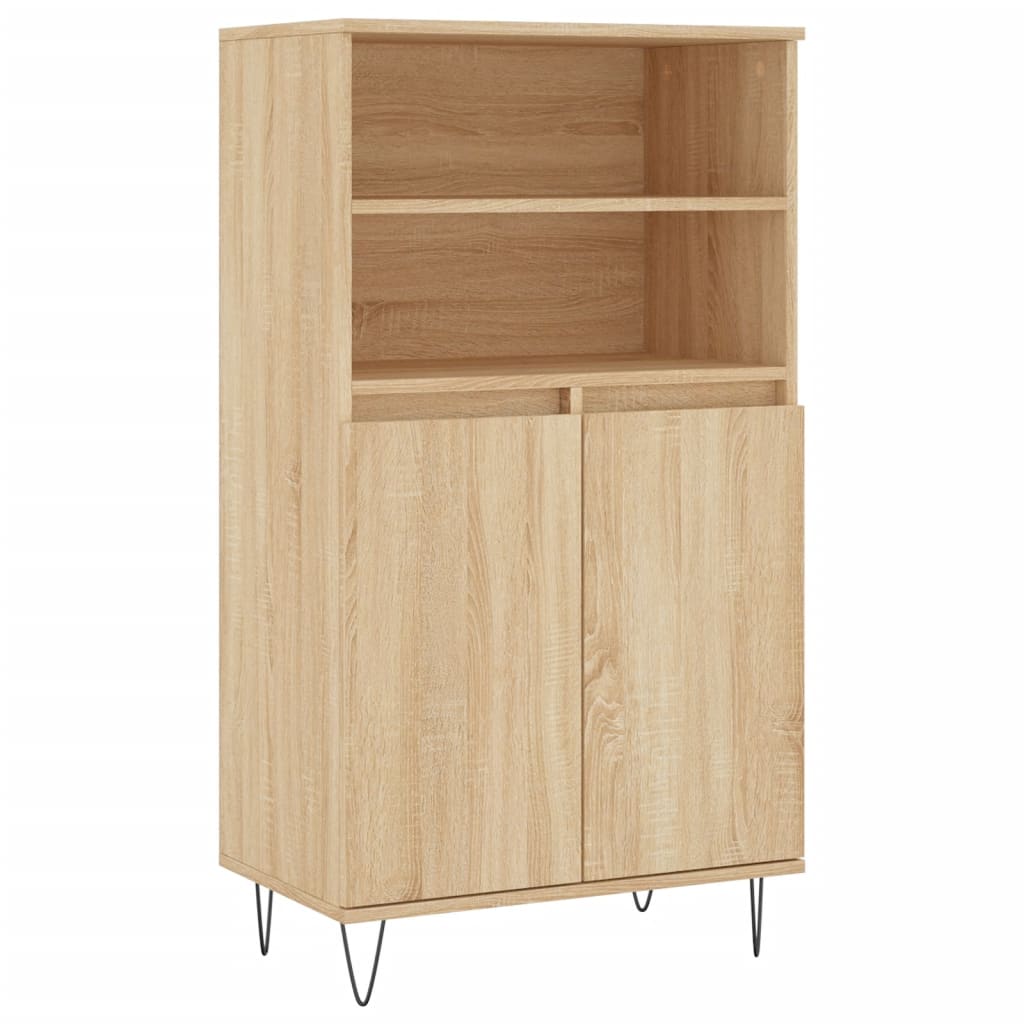 skab 60x36x110 cm konstrueret træ Sonoma-eg