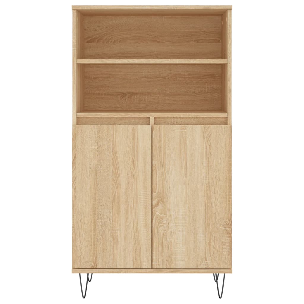 skab 60x36x110 cm konstrueret træ Sonoma-eg