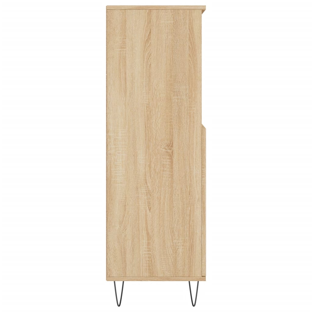 skab 60x36x110 cm konstrueret træ Sonoma-eg